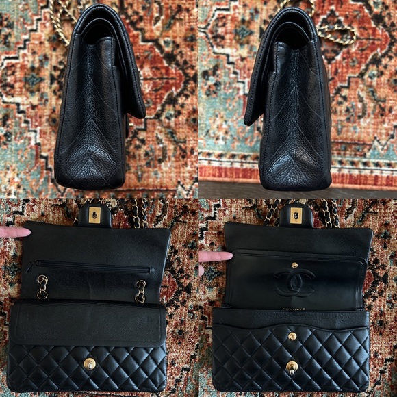 **Chanel Classic Medium Caviar Double Flap Bag - Picture 8 of 13
